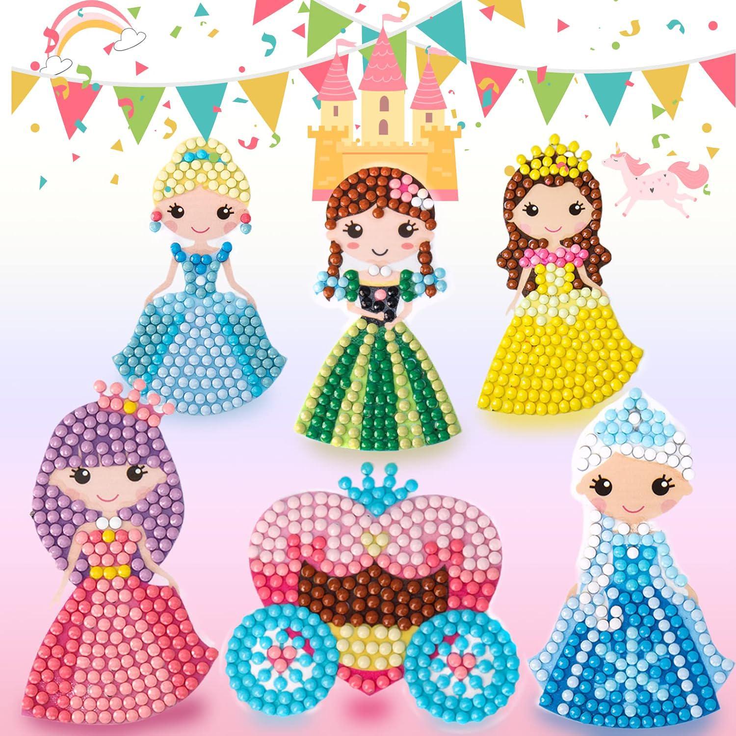 20pcs 5D Diamond Painting Stickers Kits for Kids - Cute Cartoon Dessert  Theme - Arts and Crafts for Kids Ages 8-12 Being Creative to Gem DIY  Diamond Sticker to Be Kids' Birthday
