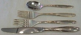 Willow By Gorham Sterling Silver Regular Size Place Setting(s) 4pc Flatw... - $209.00