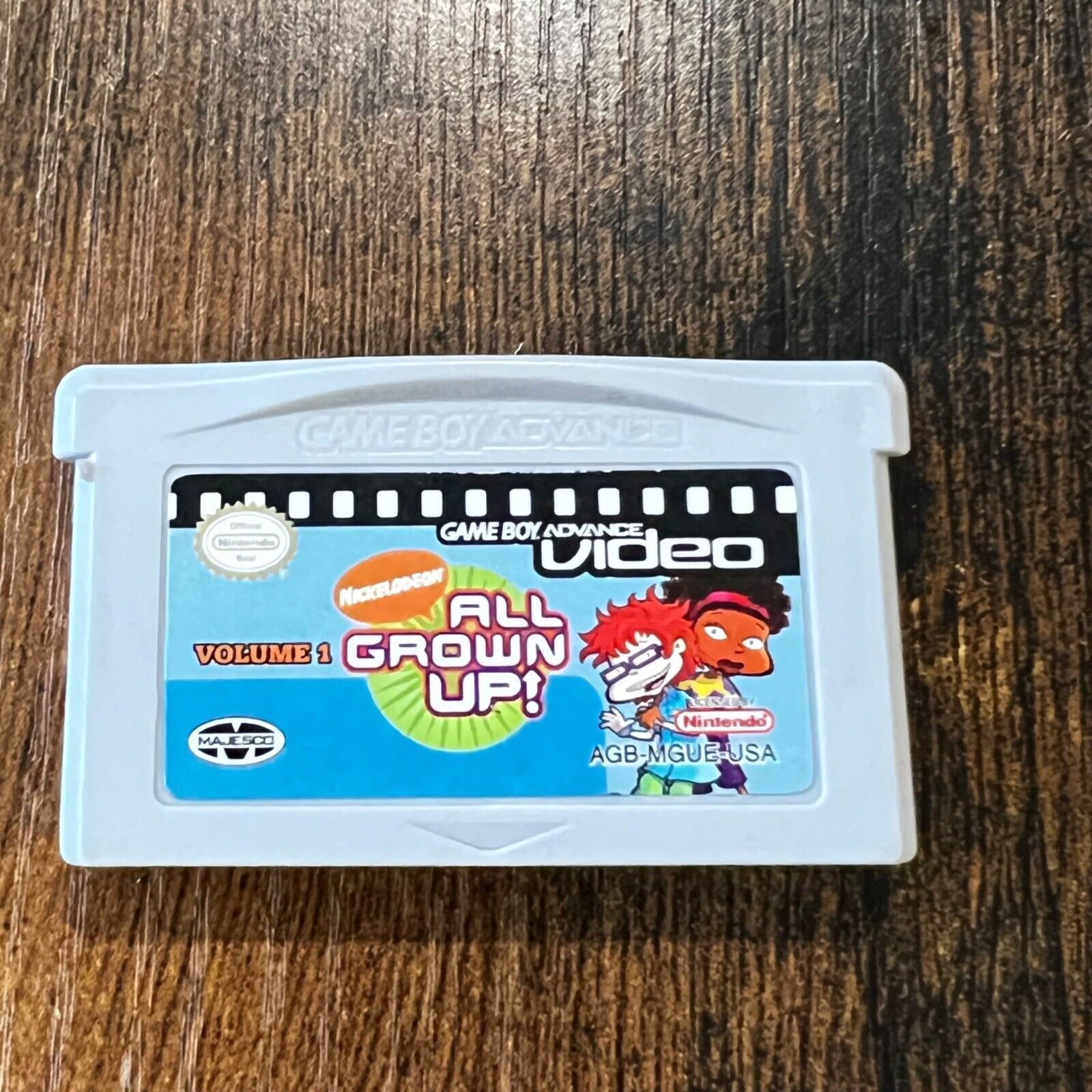Game Boy Advance "All Grown Up" Game Cartridge Nickelodeon Video Games