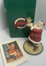 Hallmark The Heirloom Santa Collection Starting Out 6" Vintage Figurine 1990 - $21.03