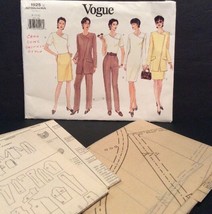 Vogue Sewing Pattern 1925 Jacket Dress Top Skirt Pants Easy 8 10 12 1980... - $15.34