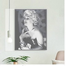  Vintage Marilyn Monroe Home Decor Black And White Ink Jet Canvas Wall Painting 