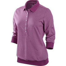 NEW Womens Nike Golf Tour Performance Slim-Fit 3/4 Sleeve Dri-Fit Polo MSRP $100 - $35.00