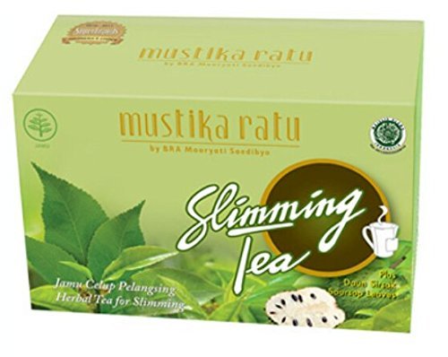 Mustika Ratu Slimming Tea with Soursop Leaves 15-ct, 4 Box (Total 60 ...