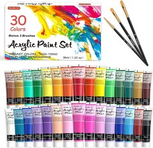  FolkArt Acrylic Paint Set (2-Ounce), PROMOFAI Colors I (18  Colors)