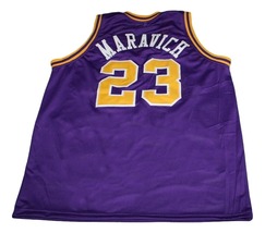 Pete Maravich #23 Broughton High School New Basketball Jersey Purple Any Size image 2