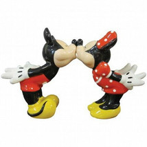 Disney's Mickey & Minnie Kissing Ceramic Salt and Pepper Shakers Set NEW UNUSED - $33.85