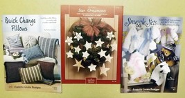 Three (3) Crochet Booklets--Baby Outfits, Ornaments and Pillows - $5.95