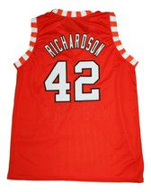 Nolan Richardson #42 Texas Western New Men Basketball Jersey Orange Any Size image 2