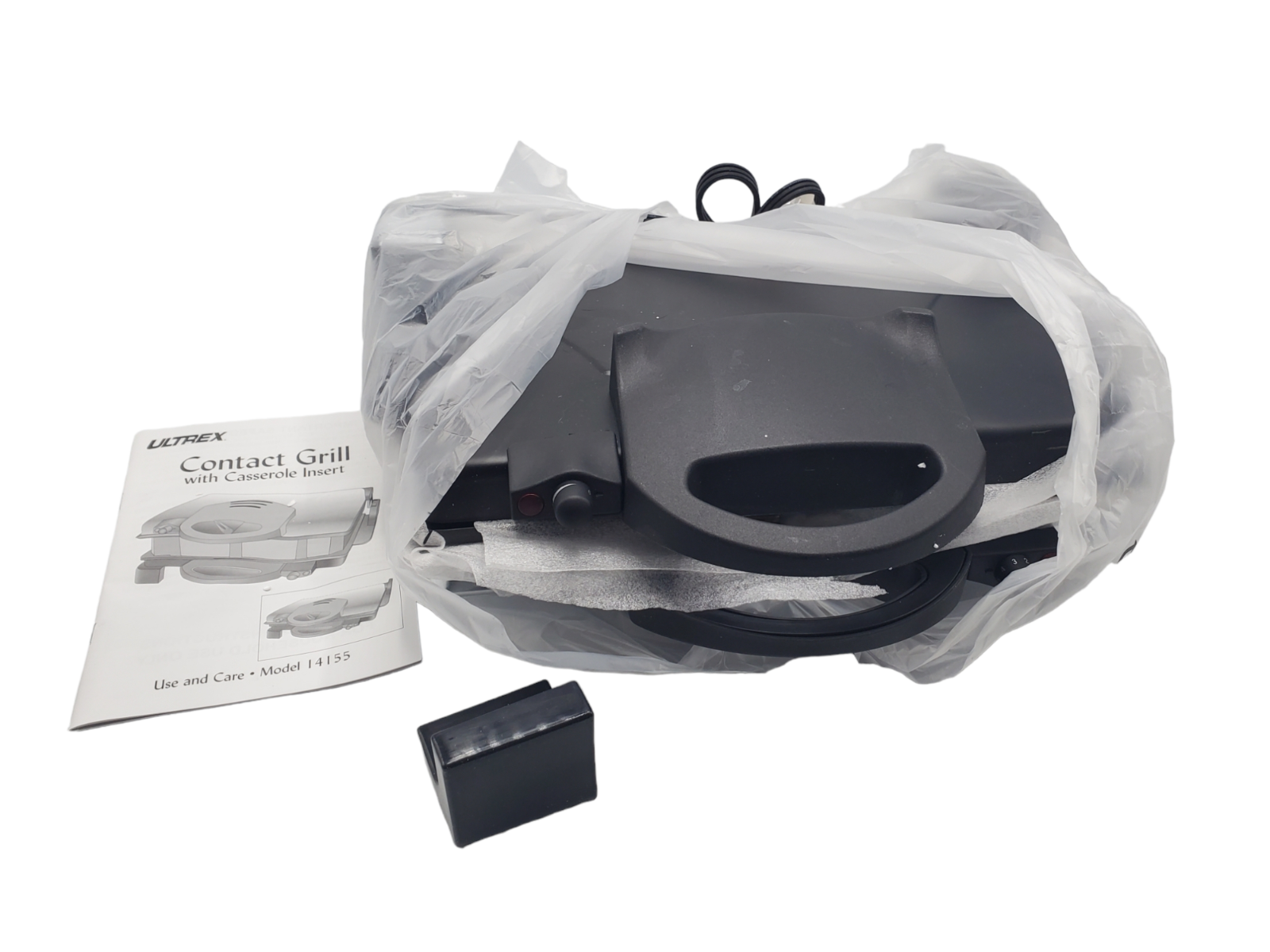 Innova Ultrex Smokeless Griddle Grill Panini Sandwich Wide Contact