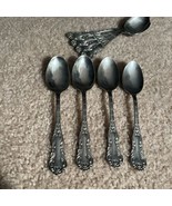 4 Panama Silver Pattern PAV1 Flatware Teaspoons 2 Sets Available - $32.18