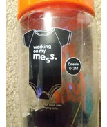 Mess In A Bottle  Infant &#39;Working On My Mess&#39; Bodysuit 0-3 mo - $4.94