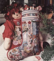 2 Cross Stitch Sugar N Spice &amp; Angel Cuff Christmas Stockings Ornaments ... - $9.99