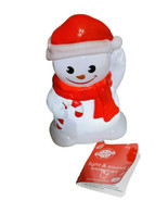 Christmas House Light/Sound Snowman.Light/Sound Motion Activated. 6 Inches - $14.73