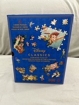 Disney Parks Storybook Puzzle Set of 4 500 Pc 2 Sided Pinnochio Alice Dumbo Pan image 2