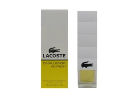 Lacoste Challenge Re Fresh 2.5 Oz Eau De Toilette Spray For Men (Nib) By Lacoste - $39.95