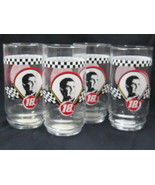 Lot of 4 Coca-Cola Nascar Glasses #18 Bobby Labonte - NEW - $1.98