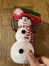 Christmas House Snowman Christmas Ornament - $13.74