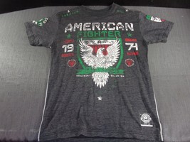 BUCKLE AMERICAN FIGHTER TRAINING DIVISION MEDIUM GRAY POLYESTER T-SHIRT - $20.24