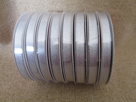 Lot of 8 Spools of Silver Ribbons by Celebrate It – See Full Description - $10.95