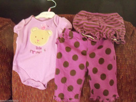Wishes&amp; Kisses Little Princess 3pc outfit size 6/9 Girls NEW - $15.20