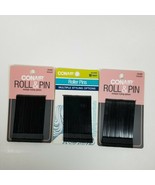 Conair 18 pc Black Roller Pins #55300Z Lot of 3 - $14.99