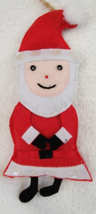 Pottery Barn St Jude One Felt Santa Claus Christmas Ornaments Nwot - $6.99
