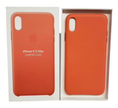 Genuine Apple iPhone XS Max Leather Case - Sunset - $13.09
