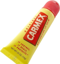 CARMEX original Lip BALM Squeeze TUBE moisturize heal protect Protection Therapy - $18.44