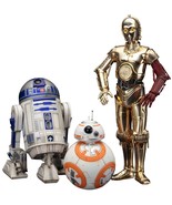 Star Wars:The Force Awakens C-3PO R2-D2 and BB-8 Artfx+ 1:10 Scale Statu... - $120.77