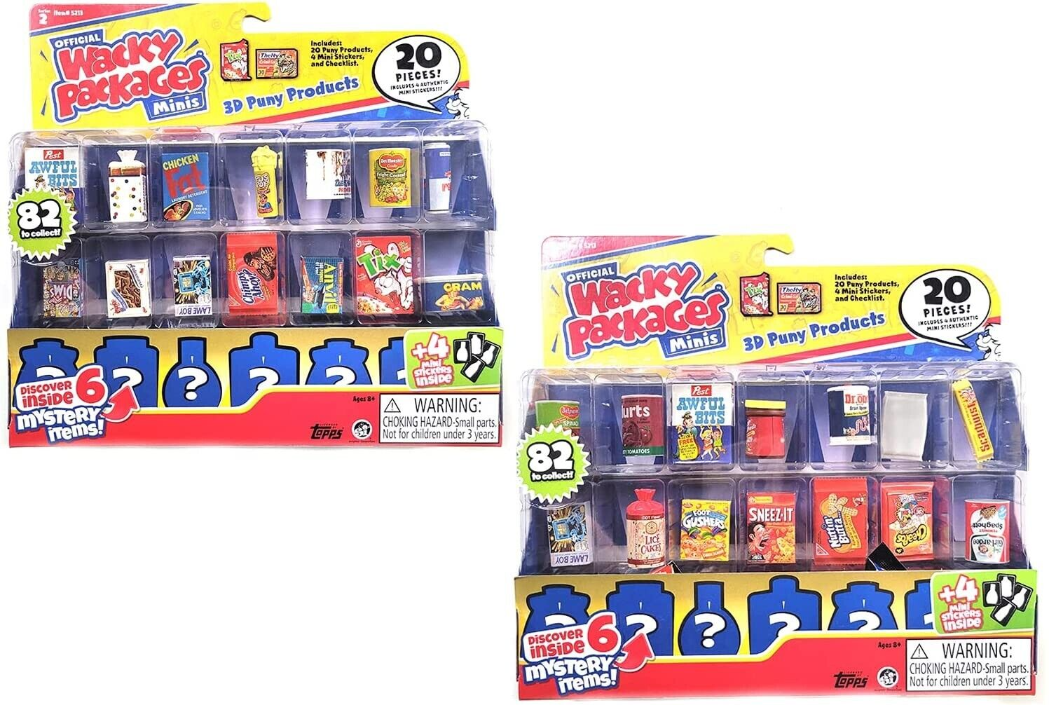 4 Packs Wacky Packages Sticker Packs Topps Spoofs 