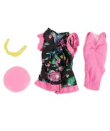 Vintage 1995 Barbie Tropical Splash Fashion Pack Pink Swimsuit &amp; Cover U... - $14.99