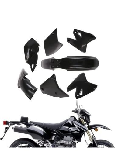 Primary image for Jfg racing Black Complete Plastic Kit Suzuki DRZ 400 S SM 2000-2018 2041080001