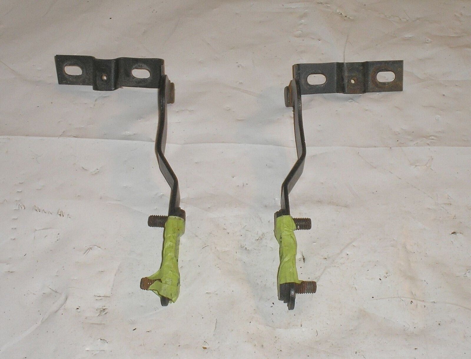 1981 Delorean DMC 12 OEM Set of Right Left Engine Cover Louvers Hinges