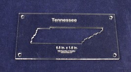 State of Tennessee 6.5 x 1.6- 1/4" Quilt Template- Acrylic - Inside Long Arm/Sew - $33.23