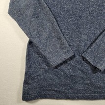 Tommy Bahama Men's Fleece Pullover Sweatshirt Bkue Sz M Long Sleeve Cotton Blend - $18.96