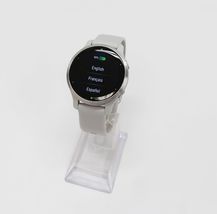 Garmin Venu 2S Watch Silver Stainless Steel Bezel with Gray Band 010-02429-02 image 3
