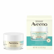Aveeno Calm + Restore Oat Gel Face Moisturizer, Sensitive Skin, 0.5 oz.. - $39.99