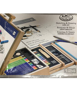 Royal &amp; Langnickel Sketching Drawing Artist Easel Set 124 pc - $49.38