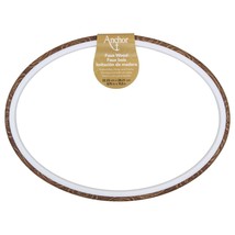 Anchor Faux Wood Oval Embroidery Hoop 8