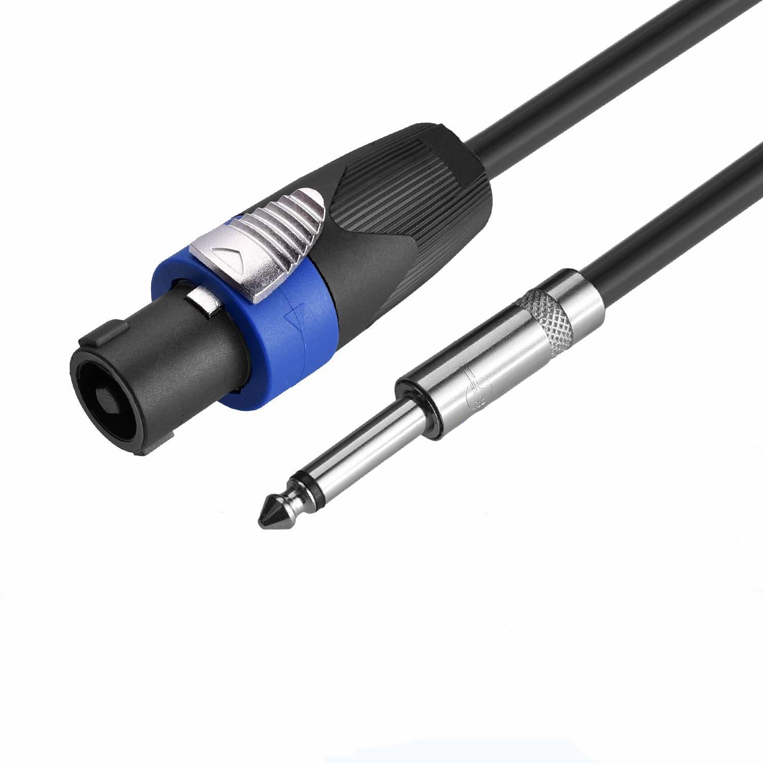 Pro 50 Feet Speakon To 1/4 Speaker Cable 50 Ft 12 Gauge Speakon To 1/