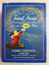 Vintage Trivial Pursuit Featuring The Magic Of Disney Family Edition Car... - $19.54
