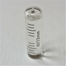 Level Glass Vial, Spirit Bubble Level, with nib, 35mm x 10mm - Transpare... - $11.72