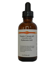 Vitamin C (L-Ascorbic Acid) 15% with Pure Hyaluronic Acid Anti Aging Serum 2oz - $23.41
