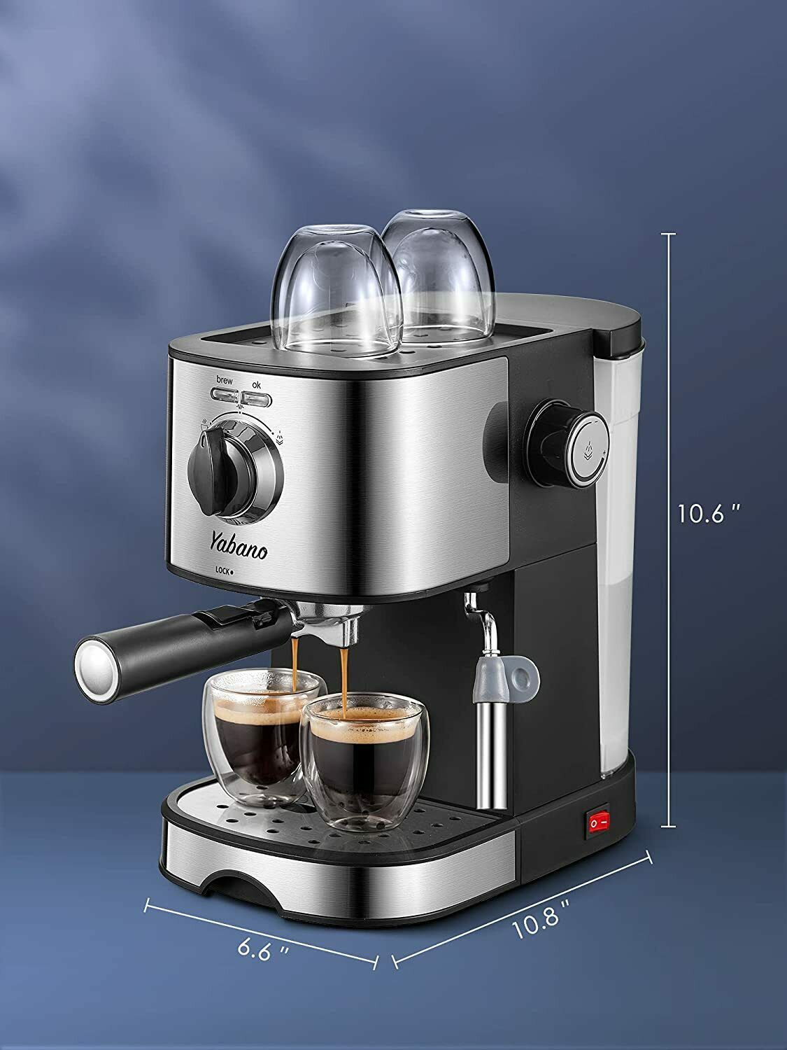 Best Buy: Mr. Coffee 4-Shot Steam Espresso Machine Black ECM20-23