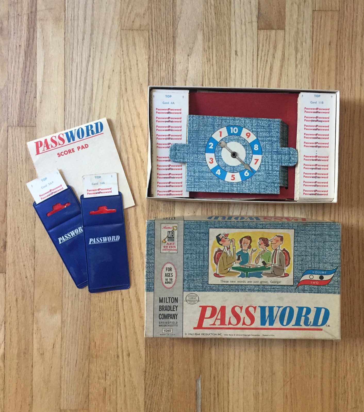 Vintage 1962 Password Game