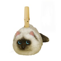 RJSTYLISH Handmade Plush Cat Kitty Purse Tote Crossbody Shoulder bag (Si... - $89.00+