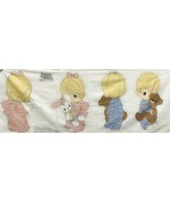  Precious Moments Boy and Girl Doll Panels Appliques 45 X 19 Inches  Spe... - $8.99