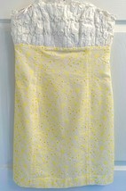 $248 Lilly Pulitzer Sz 4 Women&#39;s Franco Yellow Daisy For You Eyelet Ruff... - $43.55