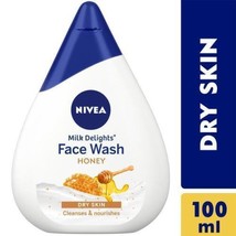 NIVEA Milk Delights Detergente viso idratante al miele (pelle secca), 10... - $13.57